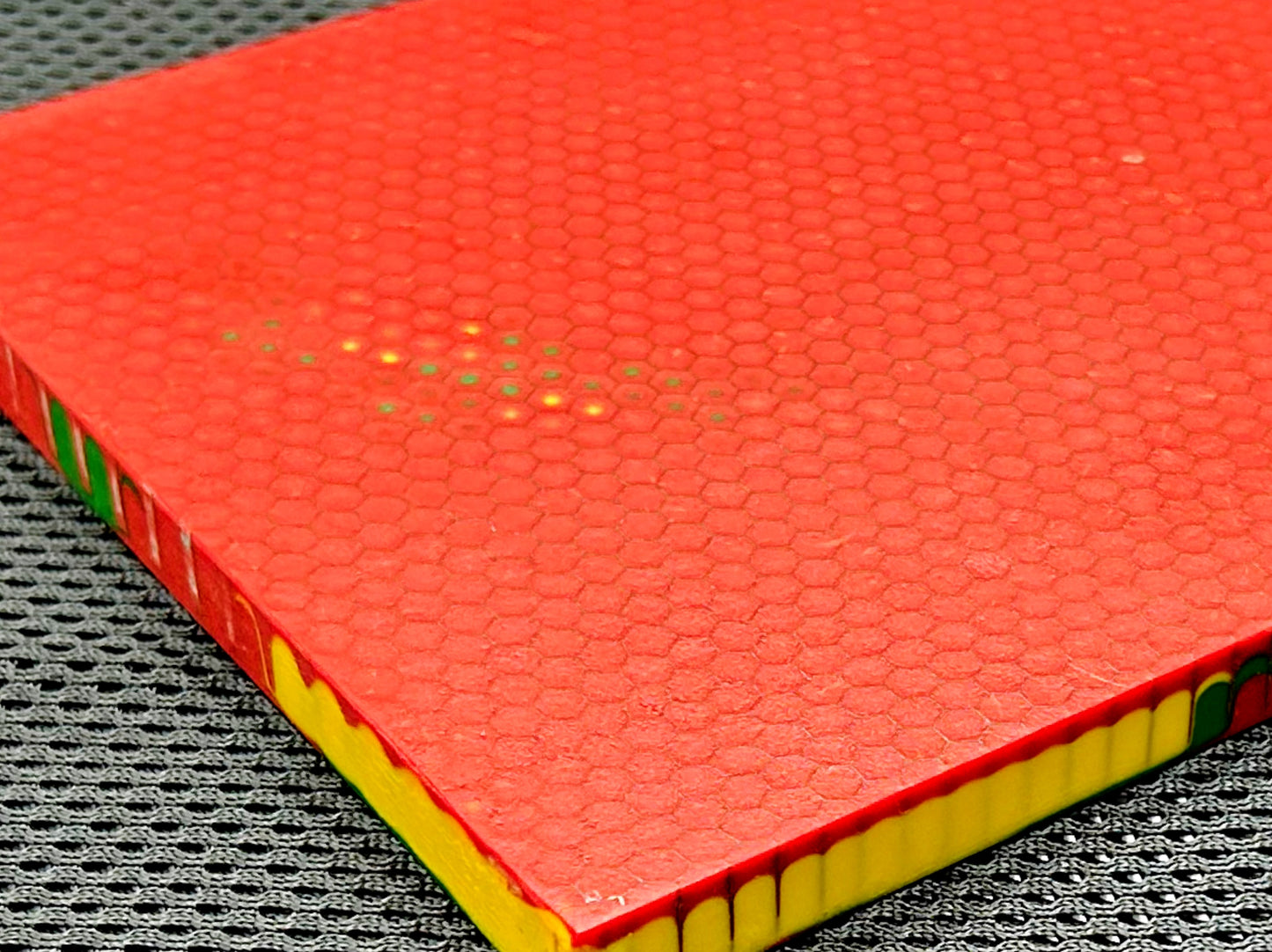 Multi Color Honeycomb Resin Slab- (8”x6”x1/2”)
