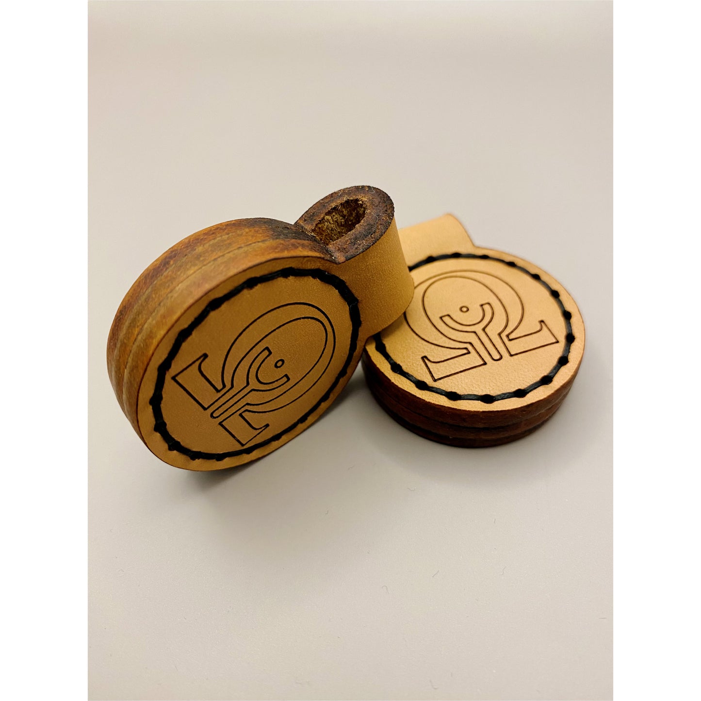 Triple Layer 40mm Leather Spinner