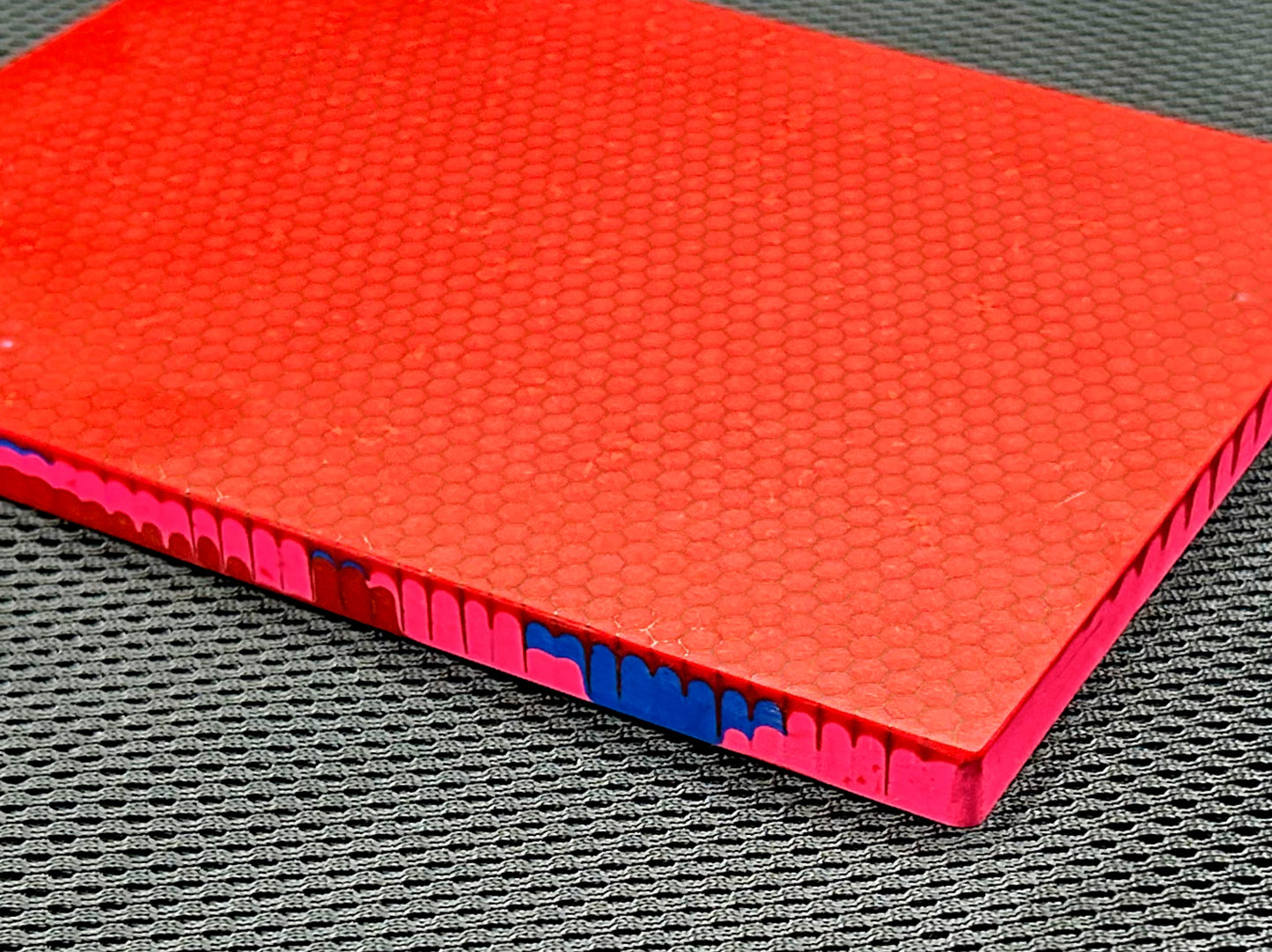 Multi Color Honeycomb Resin Slab- (8”x6”x1/2”)