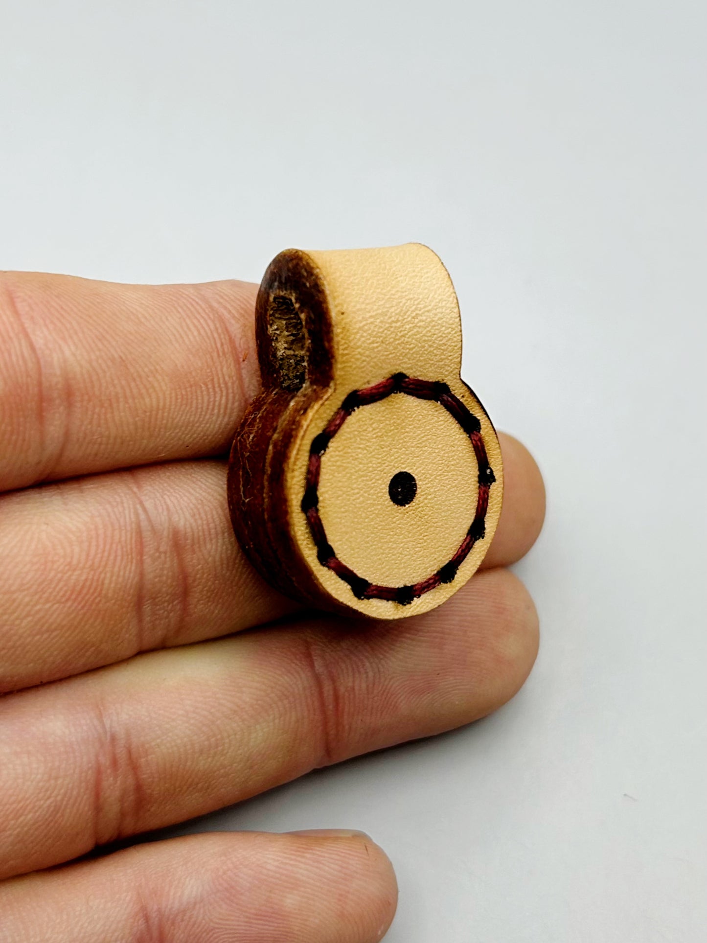 Triple Layer 25mm Leather Target