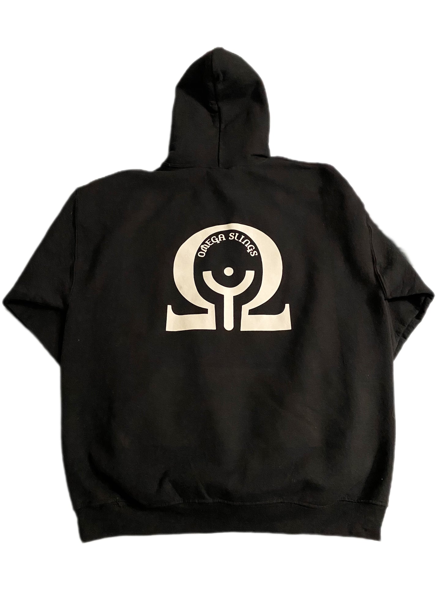 Black Omega Slings Hoodie