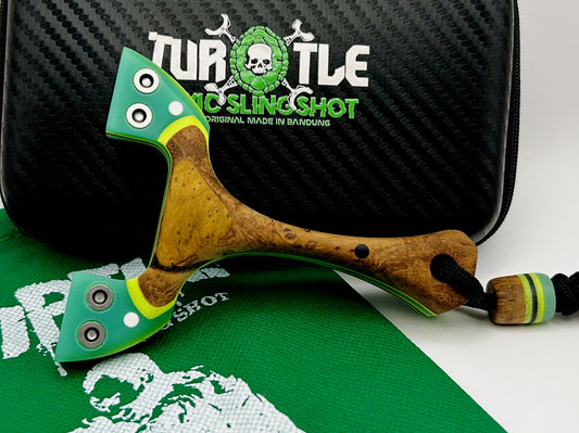 Spartan- Jade/Wood Burl