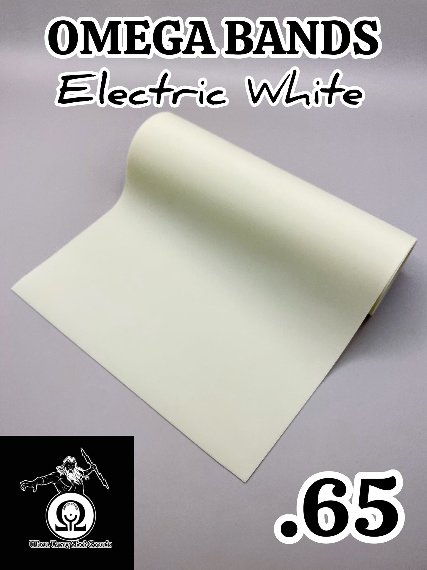 OMEGA BANDS- Electric White