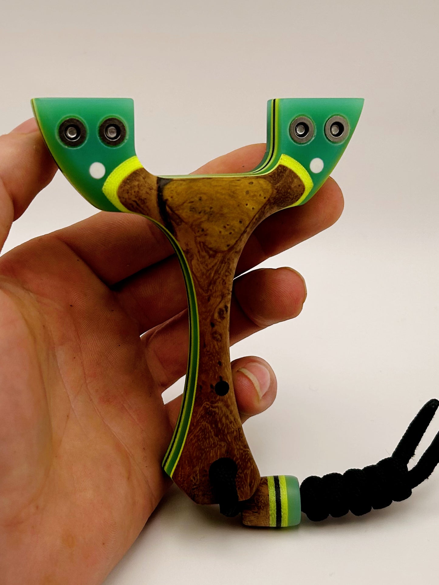 Spartan- Jade/Wood Burl