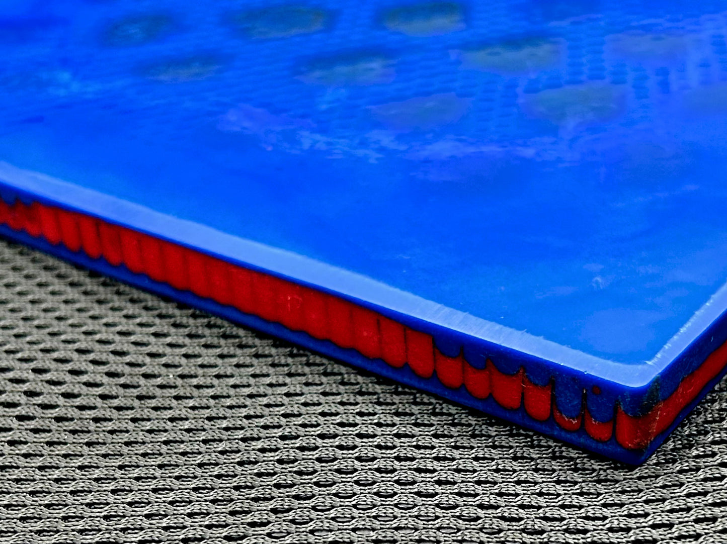 Multi Color Honeycomb Resin Slab - (8”x6”x1/2”)