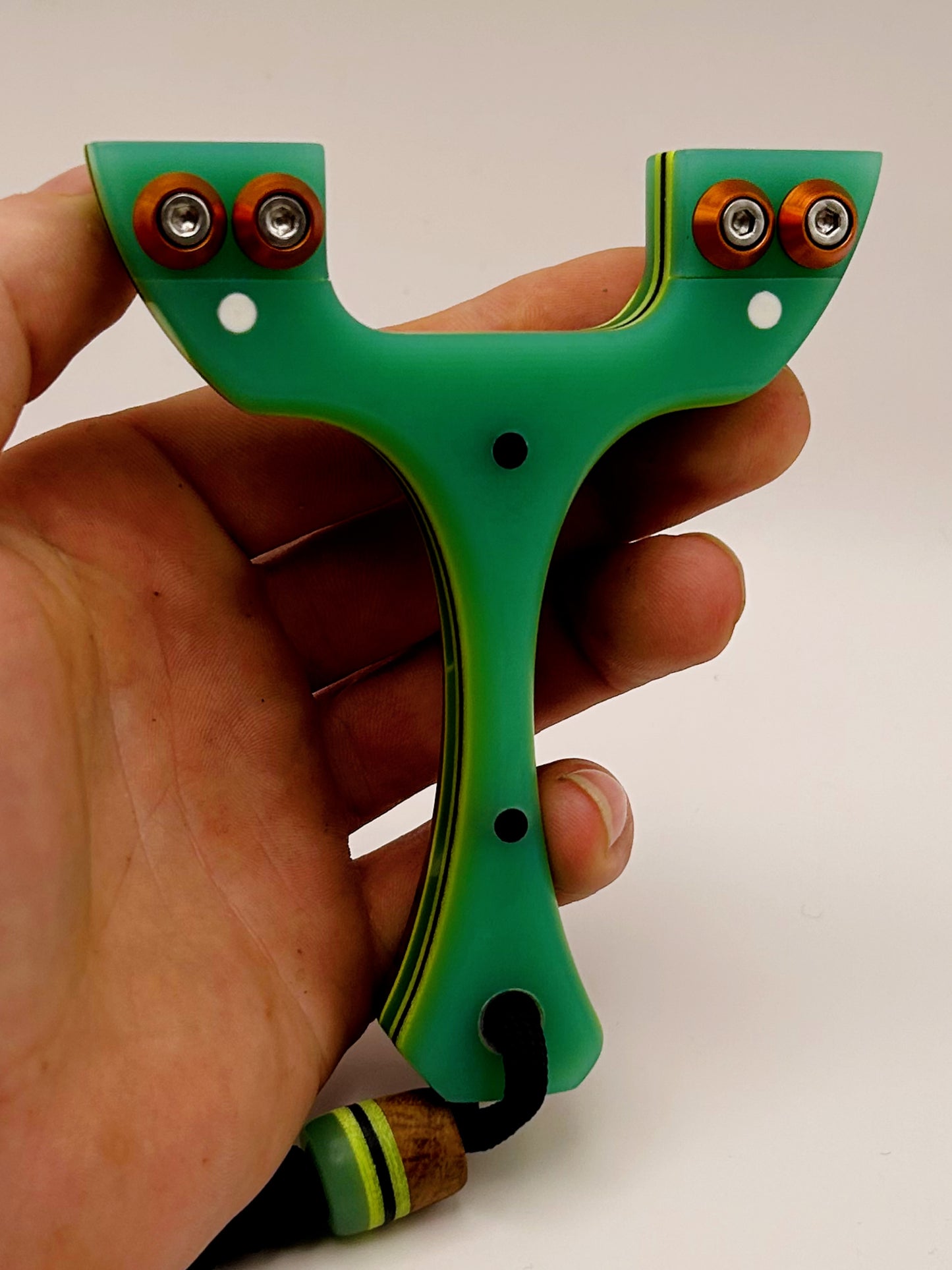 Spartan- Jade/Wood Burl