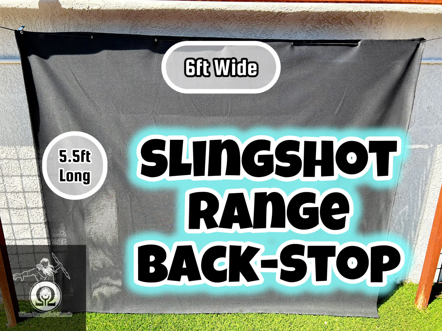 Slingshot Range Back-Stop (6ft X 5.5ft)