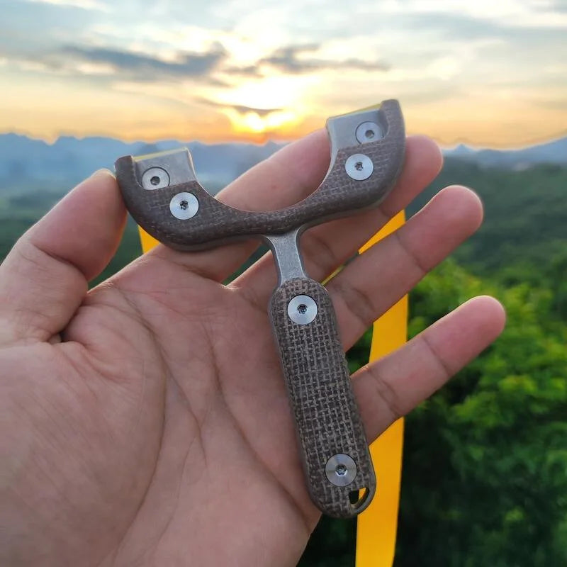 S- Striker by Snipersling Titanium EDC Slingshot with Belt Clip