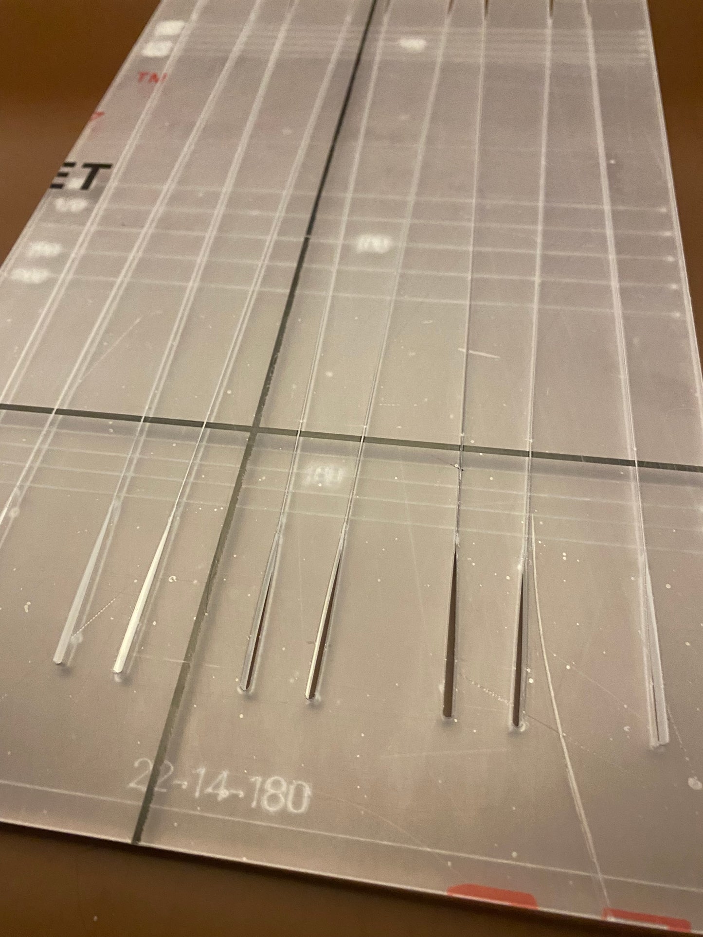 Band Cutting Templates for SHORT DRAW (200mm max length)