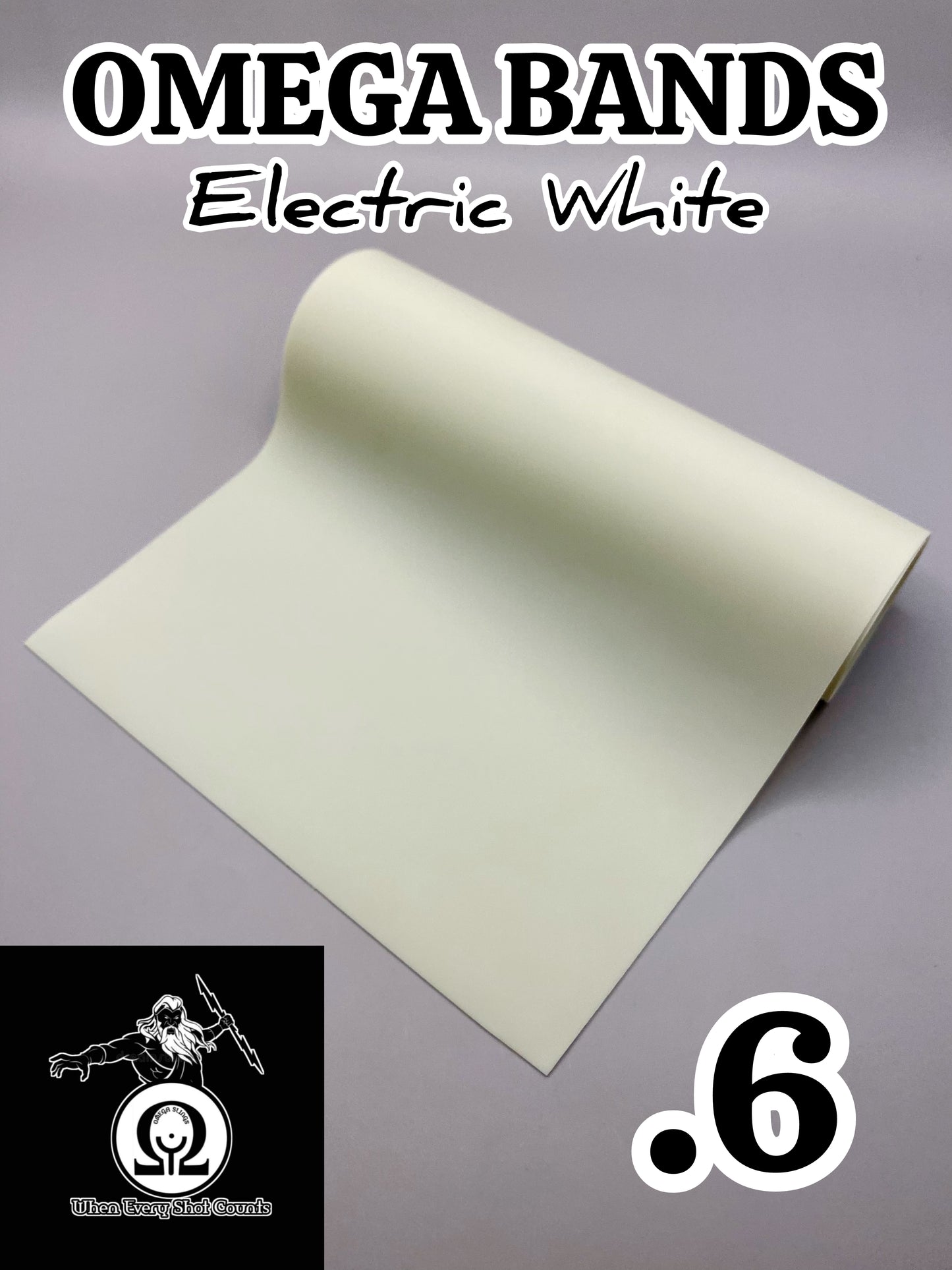 OMEGA BANDS- Electric White