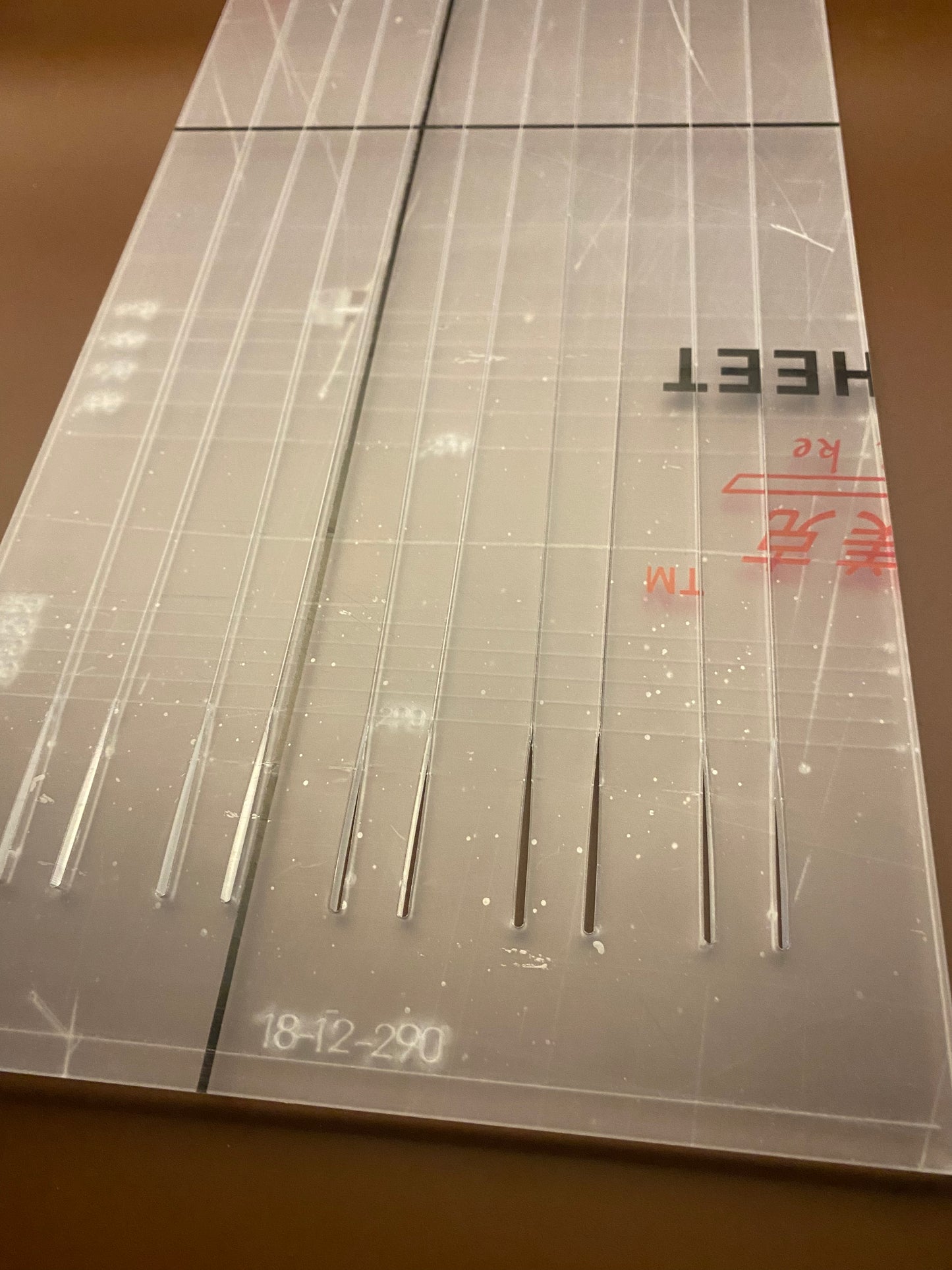 Band Cutting Templates for LONG DRAW (290mm Max Length)