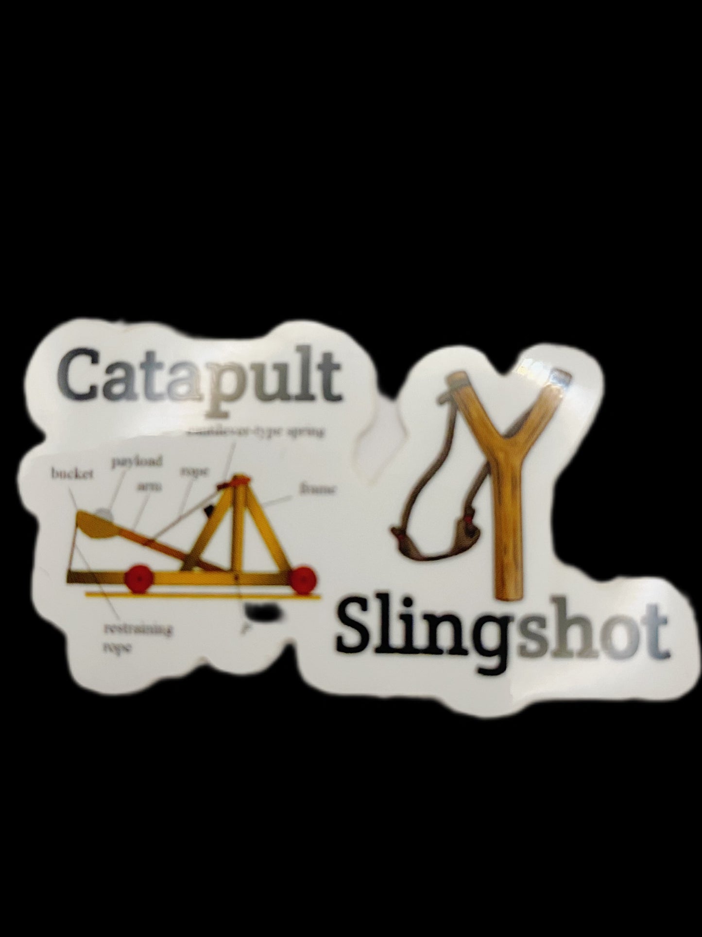 Slingshot/Catapult Stickers